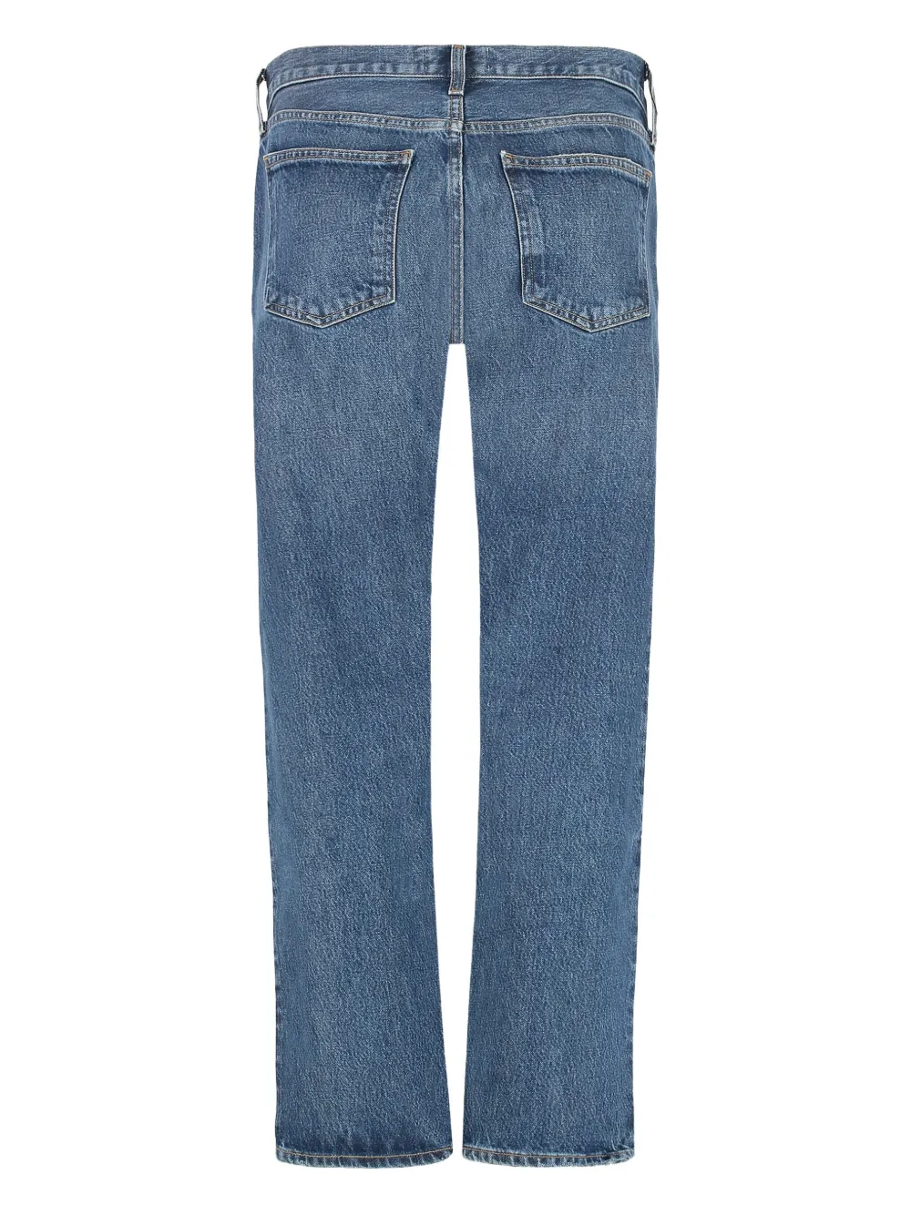 AGOLDE whiskering-effect jeans Blauw