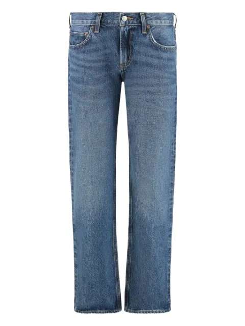 AGOLDE whiskering-effect jeans 
