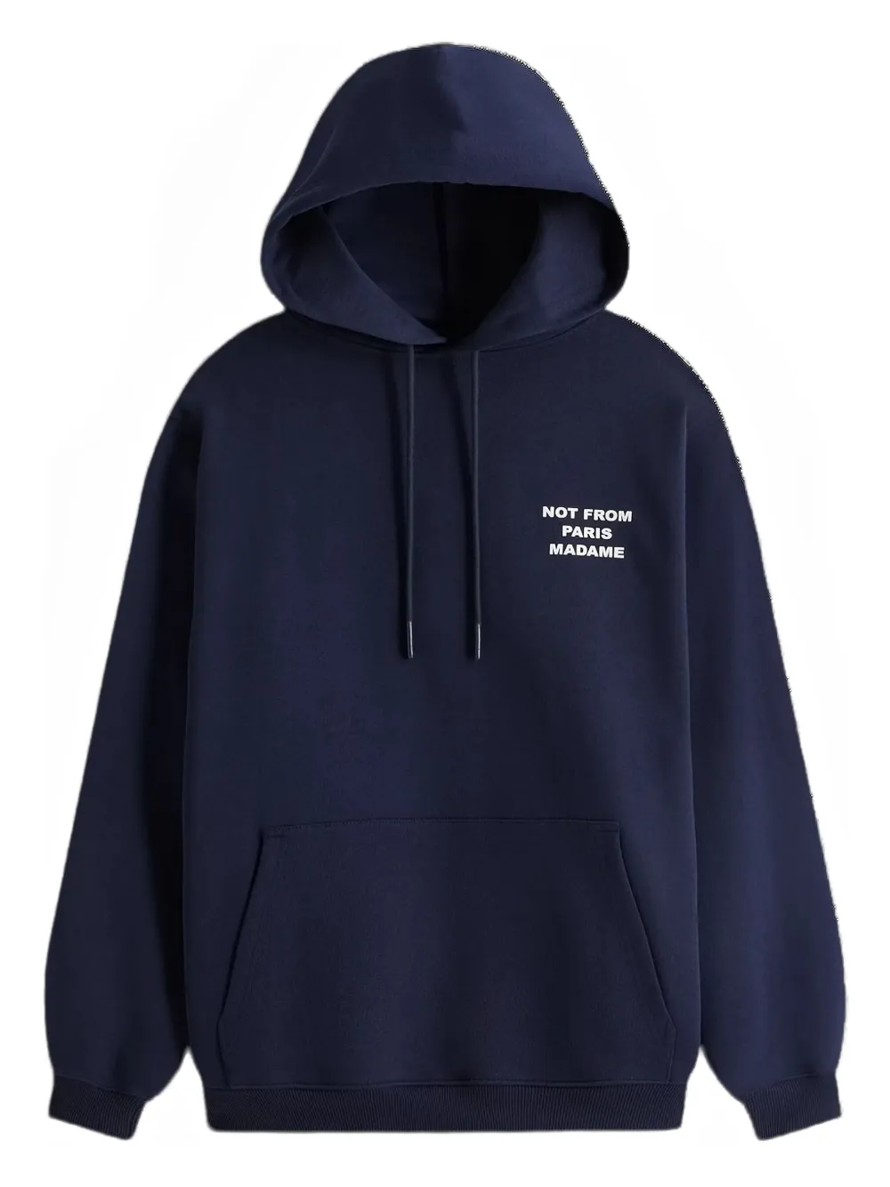 Drôle De Monsieur slogan-print hoodie | Blue | Image 1
