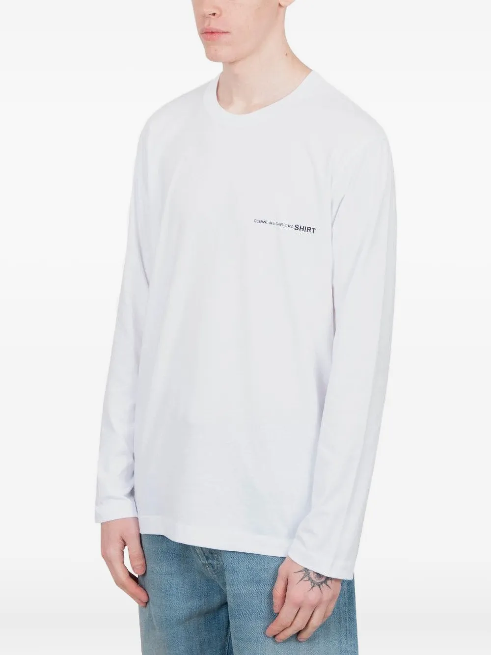 Comme Des Garçons Shirt T-shirt met lange mouwen - Wit