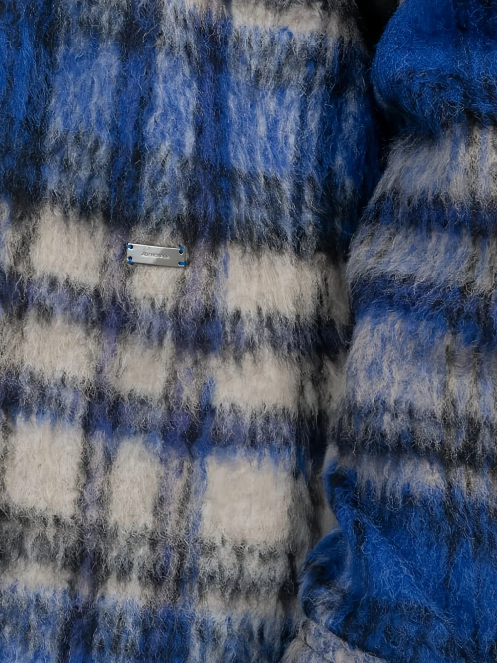 Ader Error Checked Wool Shirt In Multi