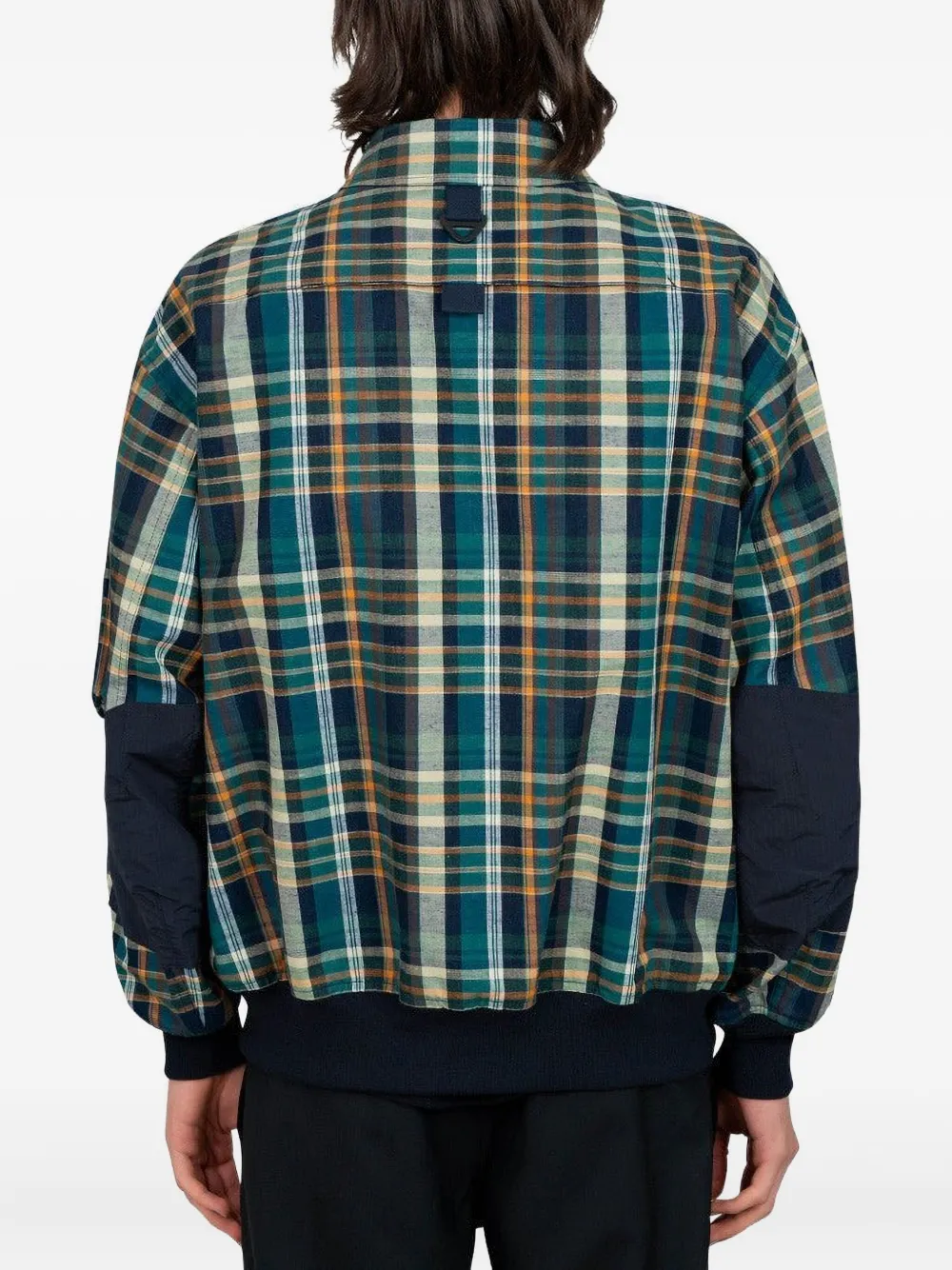 Comme Des Garçons Homme Deux Karierte Jacke Mit Reissverschluss In Multi