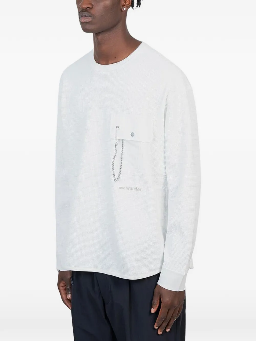 and Wander Sweater met lange mouwen Wit