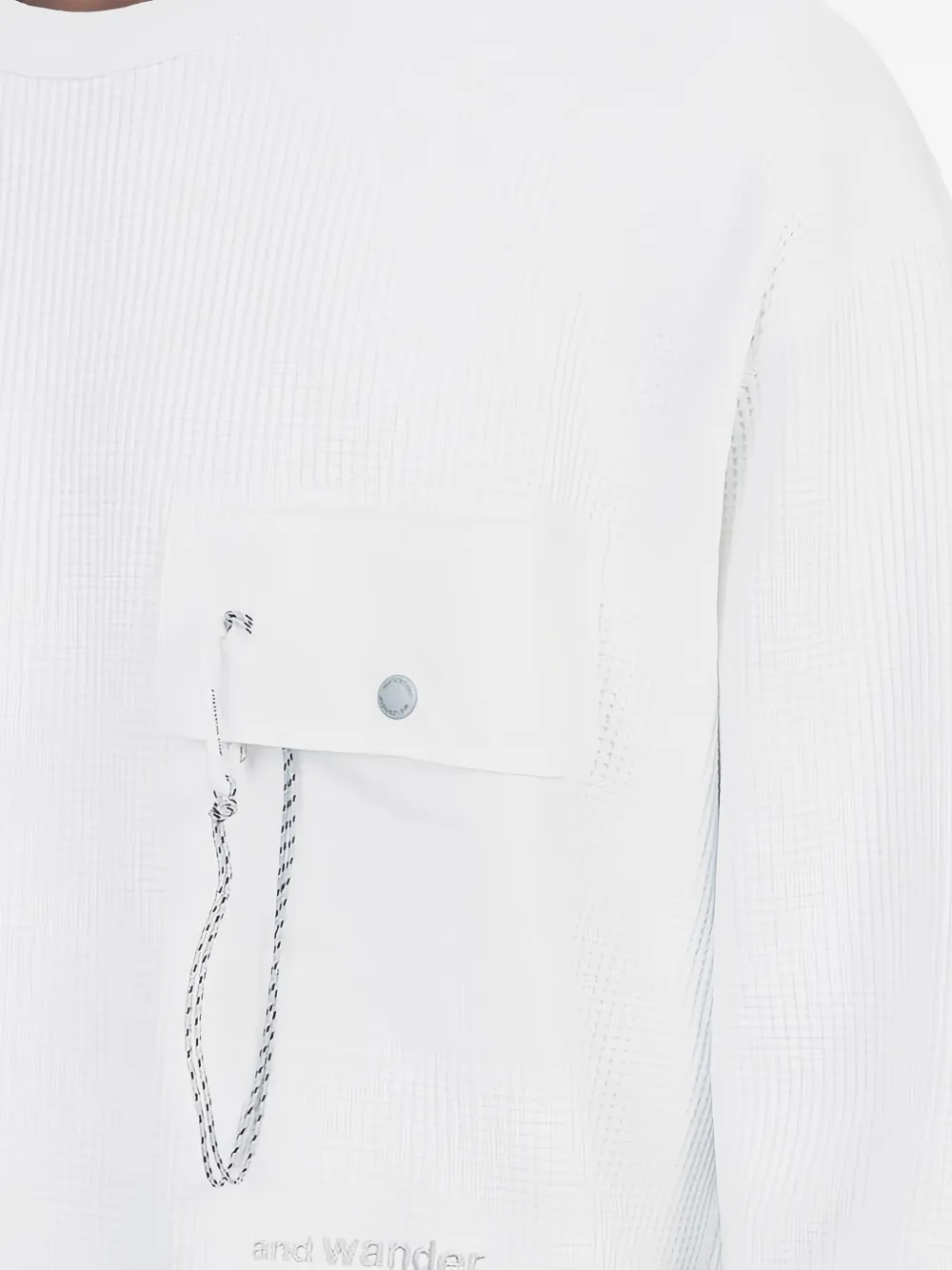 and Wander Sweater met lange mouwen Wit
