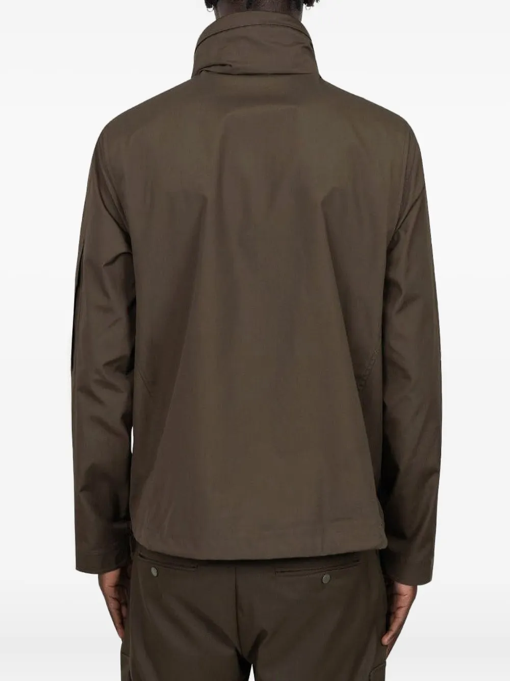 C.P. Company The Metropolis Series HyST jas met knoopdetail Bruin