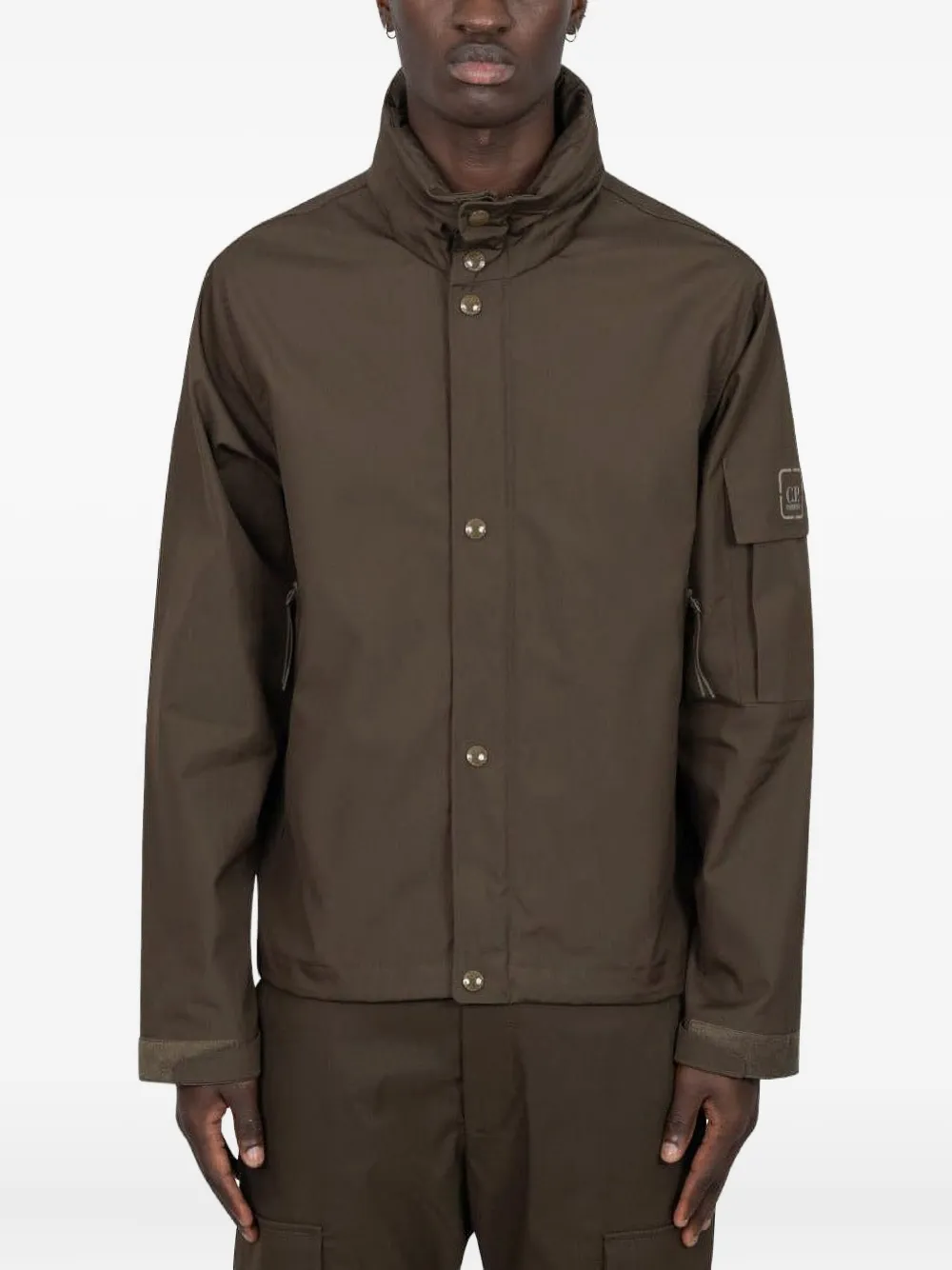 C.P. Company The Metropolis Series HyST pocket-detail button coat | Brown | Image 1