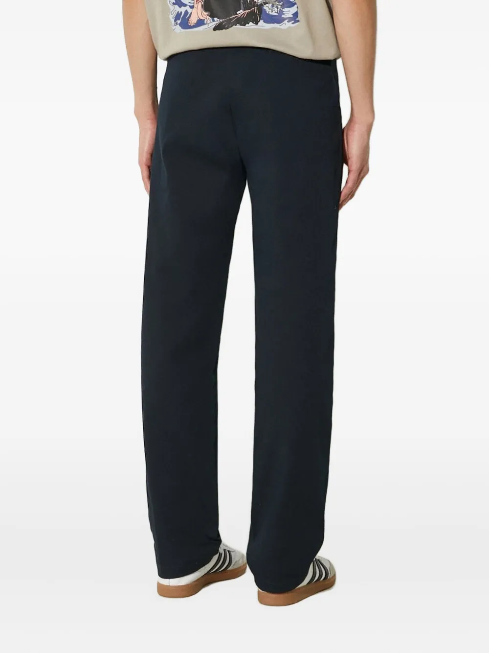 Norse Projects Aros Straight-leg Trousers In Black