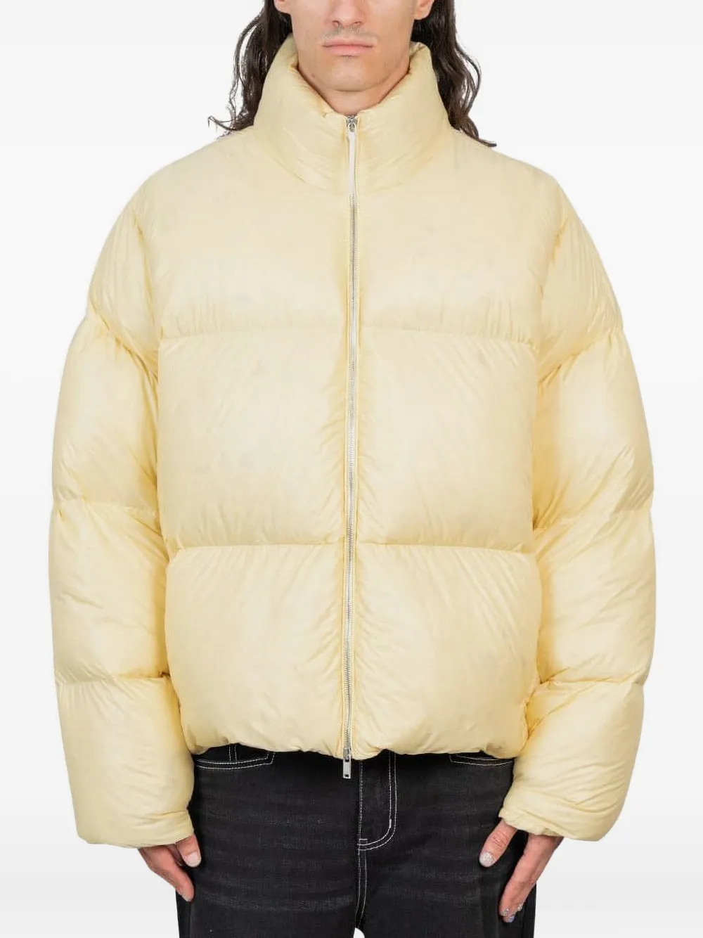 JIL SANDER+ Gewatteerde donsjas Geel