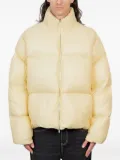 Jil Sander quilted puffer coat - Yellow