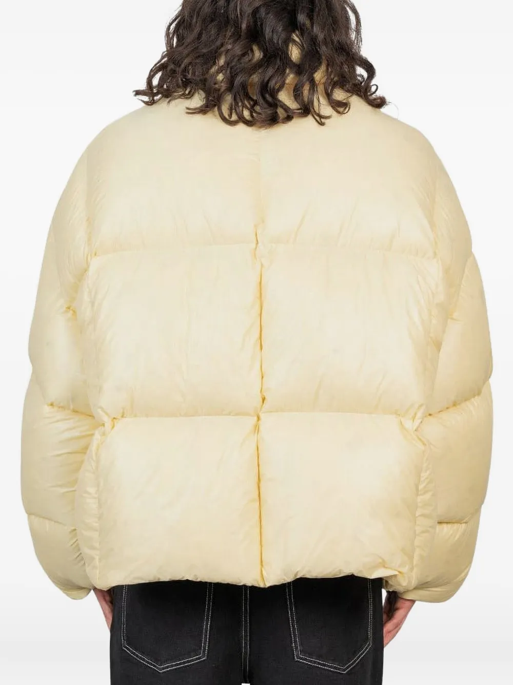 JIL SANDER+ Gewatteerde donsjas Geel