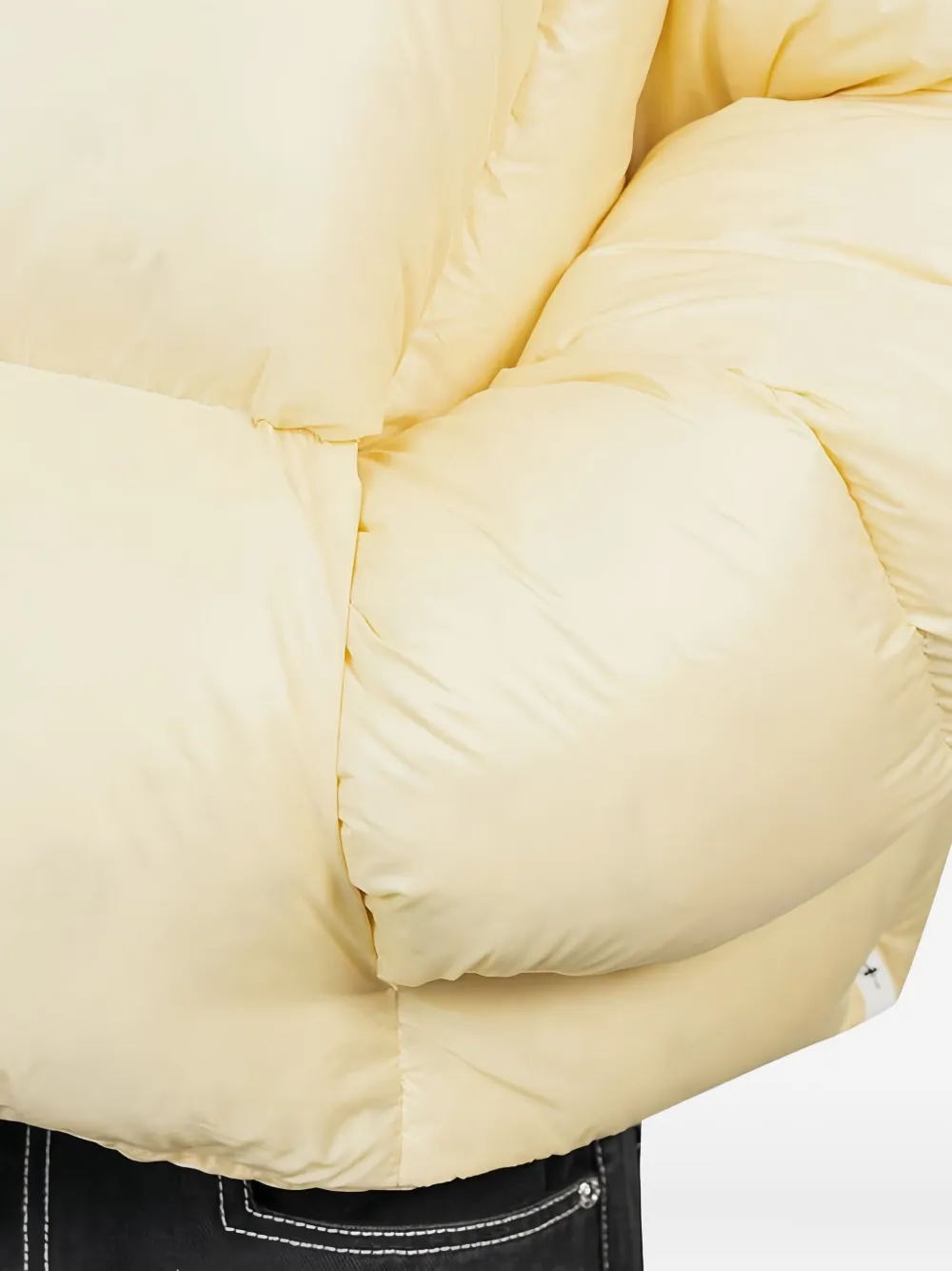 JIL SANDER+ Gewatteerde donsjas Geel
