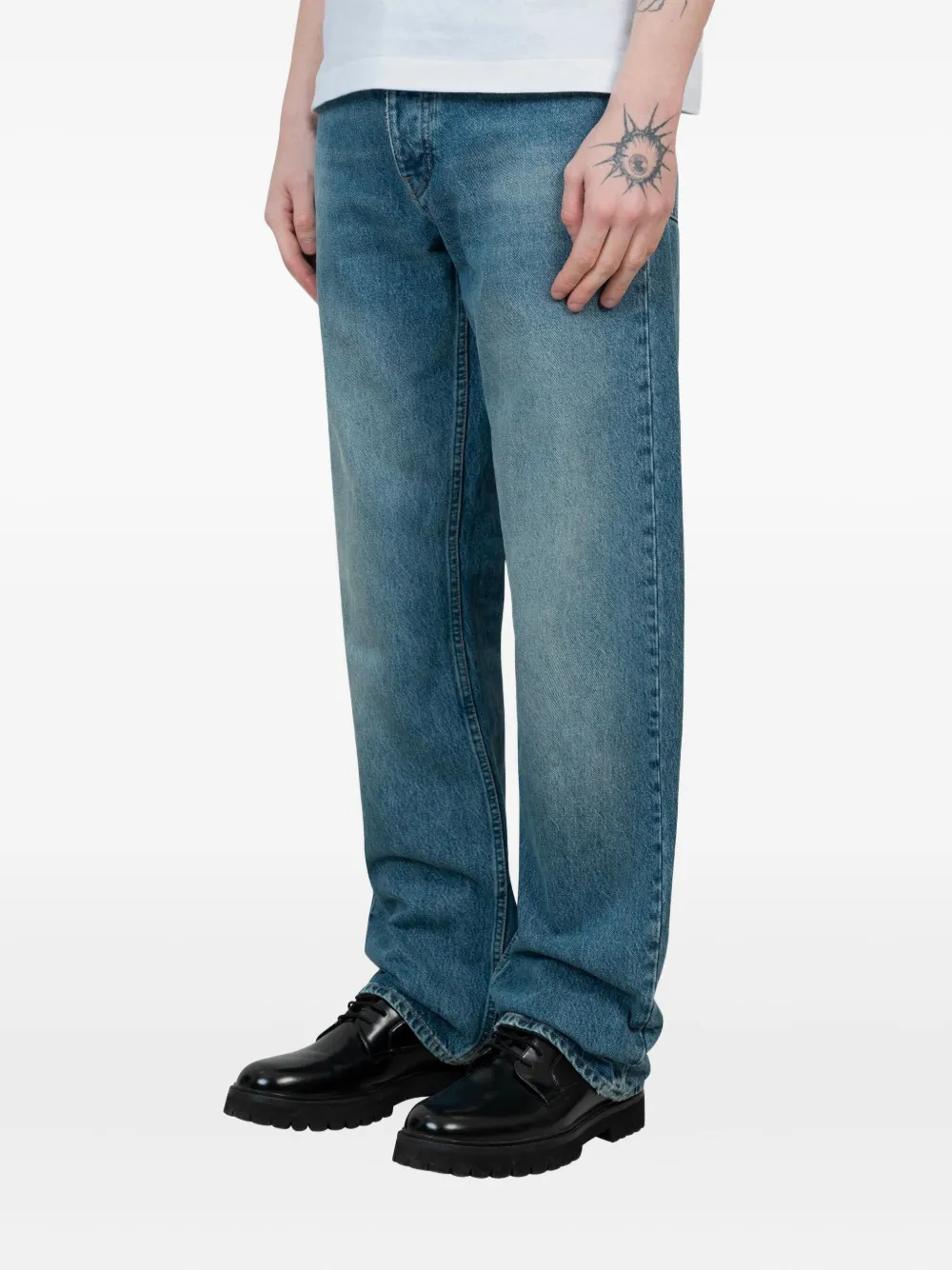 Universal Works Hi Water jeans - Blauw