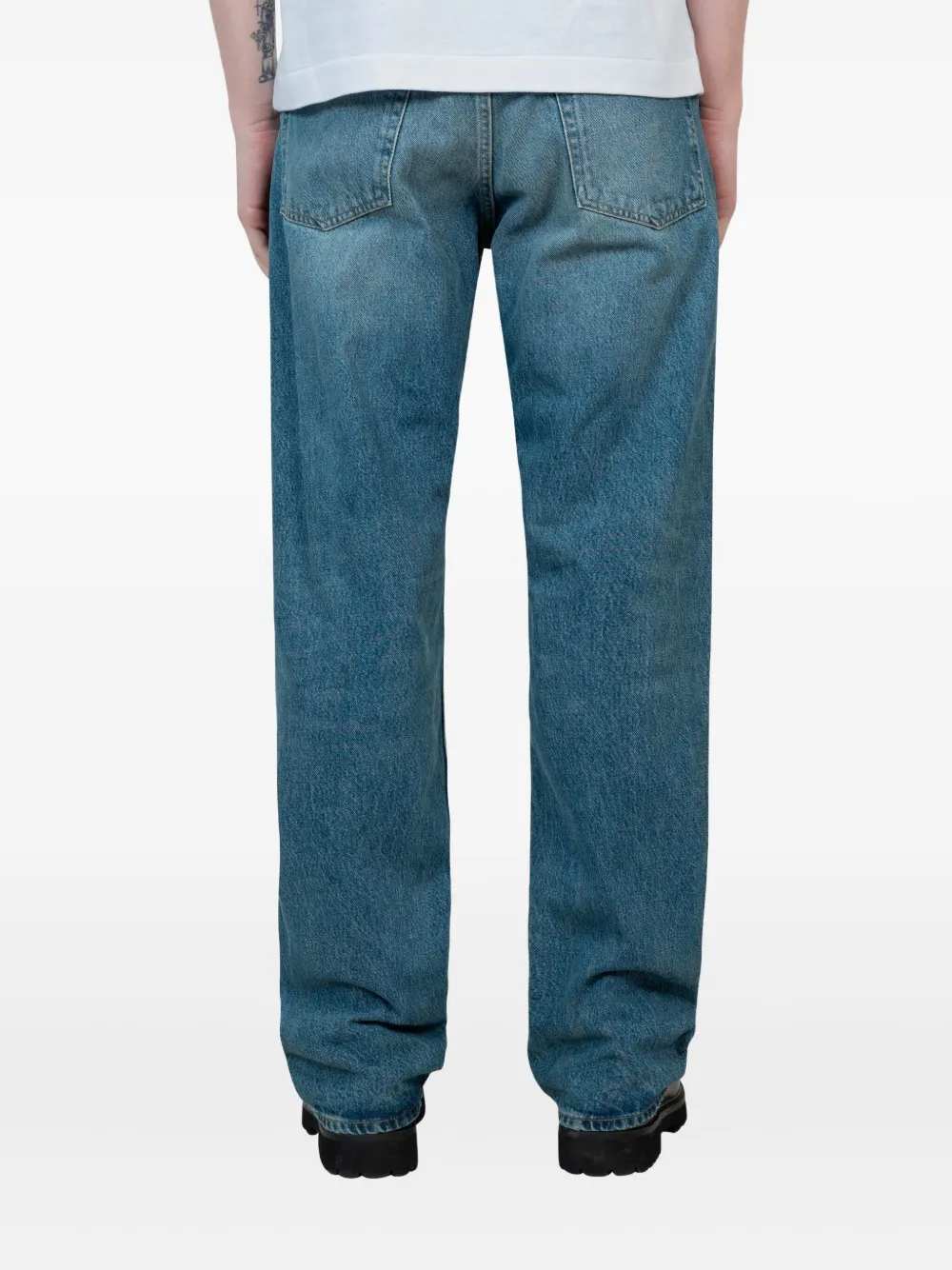 Universal Works Hi Water Jeans In Blue