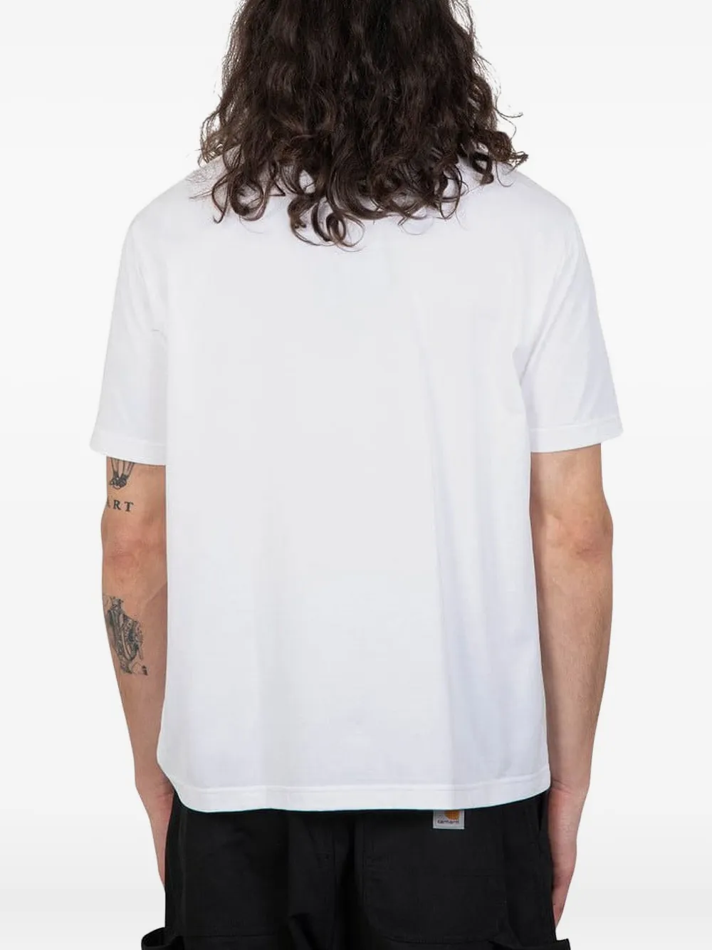 Junya Watanabe MAN T-shirt met grafische print Wit