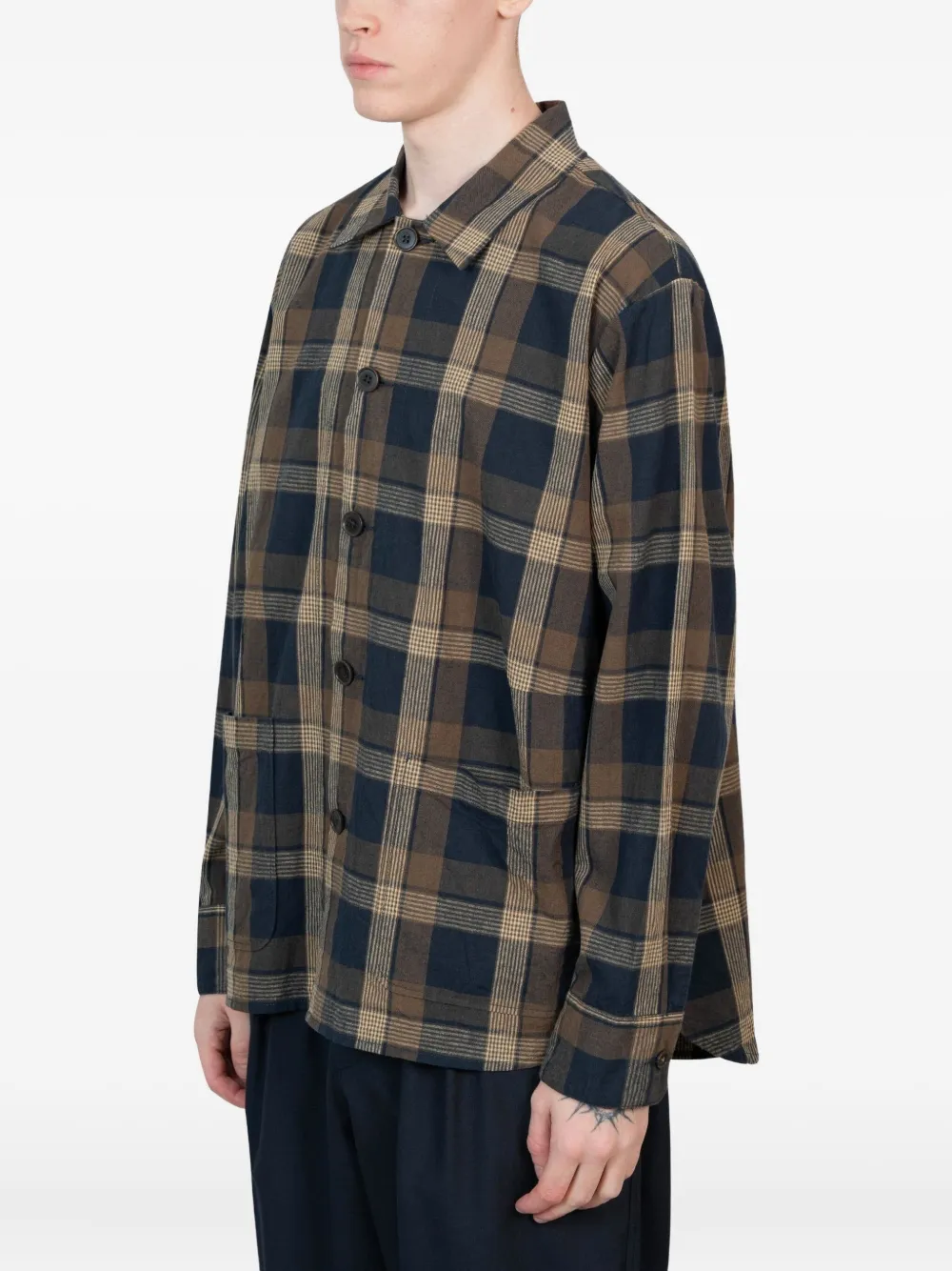 Universal Works checked shirt | Image 2