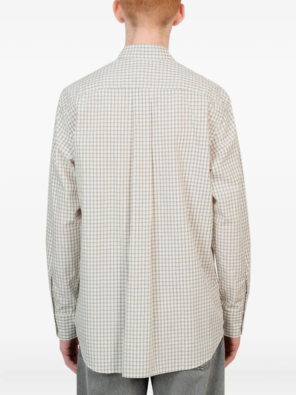 Sunflower Geruit overhemd Beige