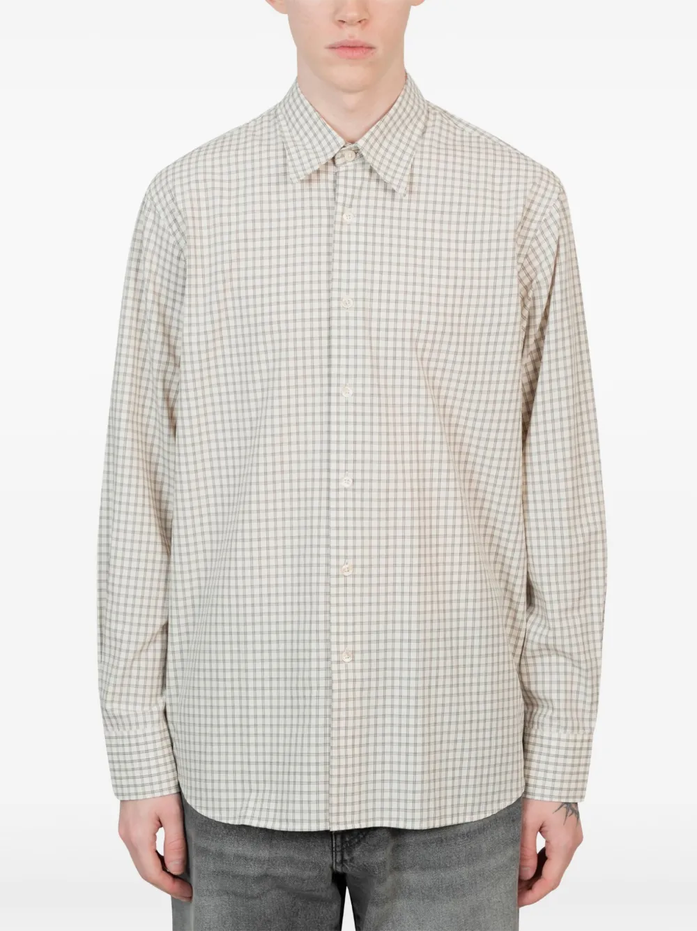 Sunflower checked shirt | ニュートラル | Image 1