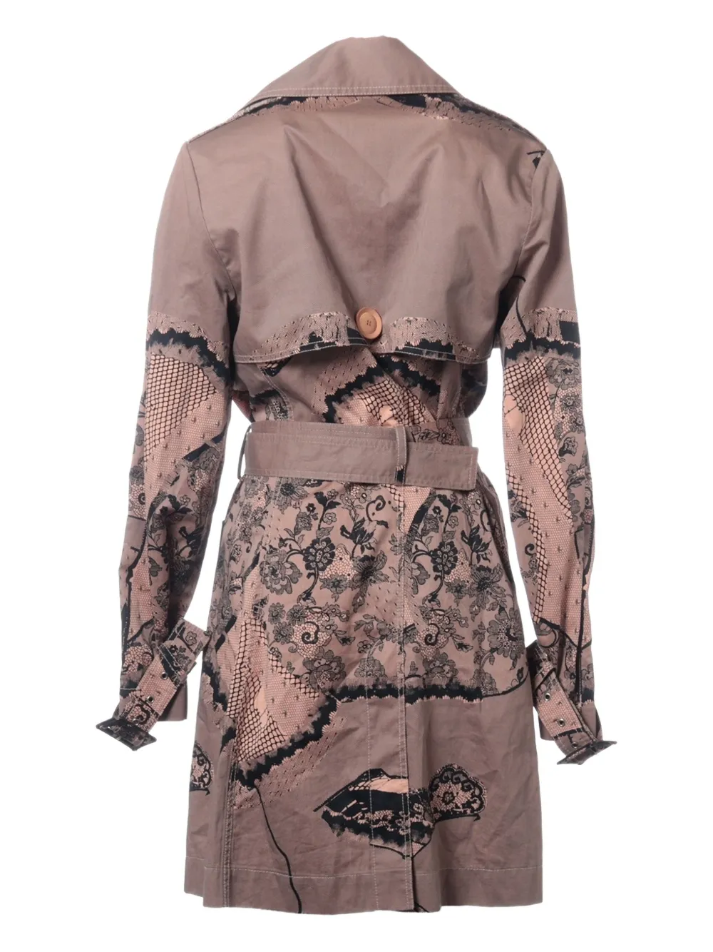 Christian Dior Pre-Owned 2023 lace-print trench coat | Image 2