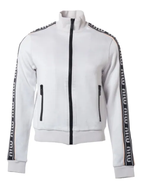 Miu Miu Pre-Owned logo-embellished track top