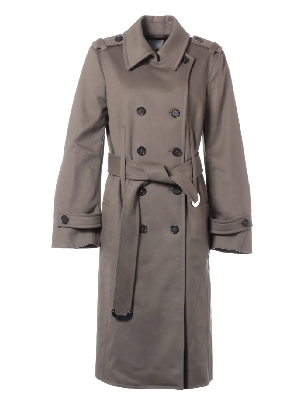 Céline Pre-Owned 2024 double-breasted belted coat | Brown | Image 1