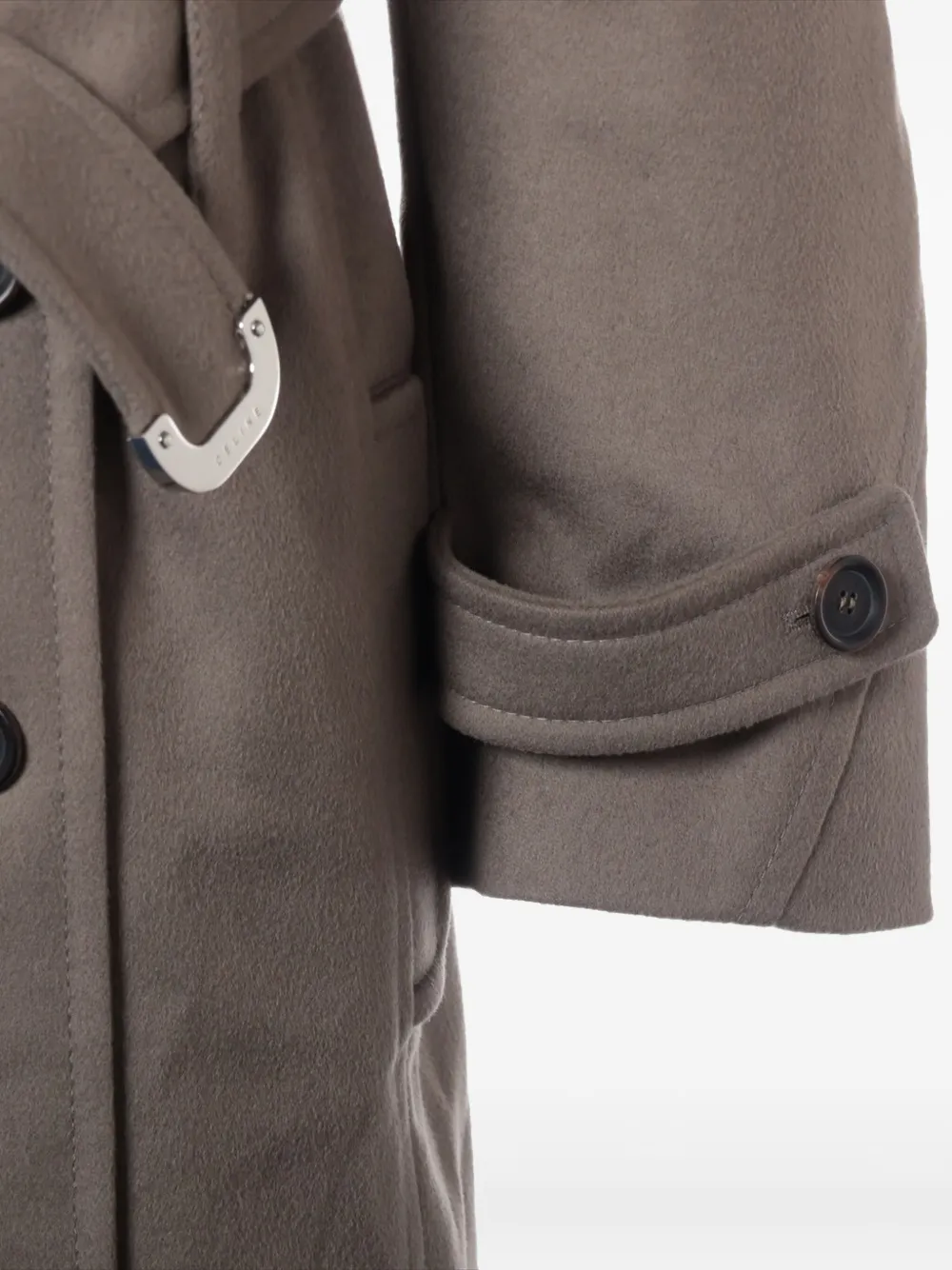 Céline Pre-Owned 2024 double-breasted belted coat | Image 2