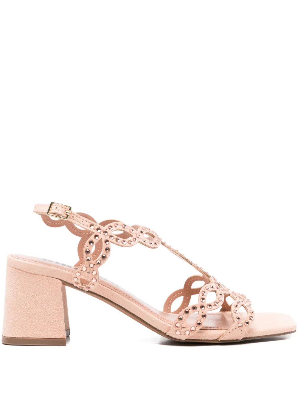 Pomme D'or Bibi Lou Crystal-embellished Sandals In Animal Print