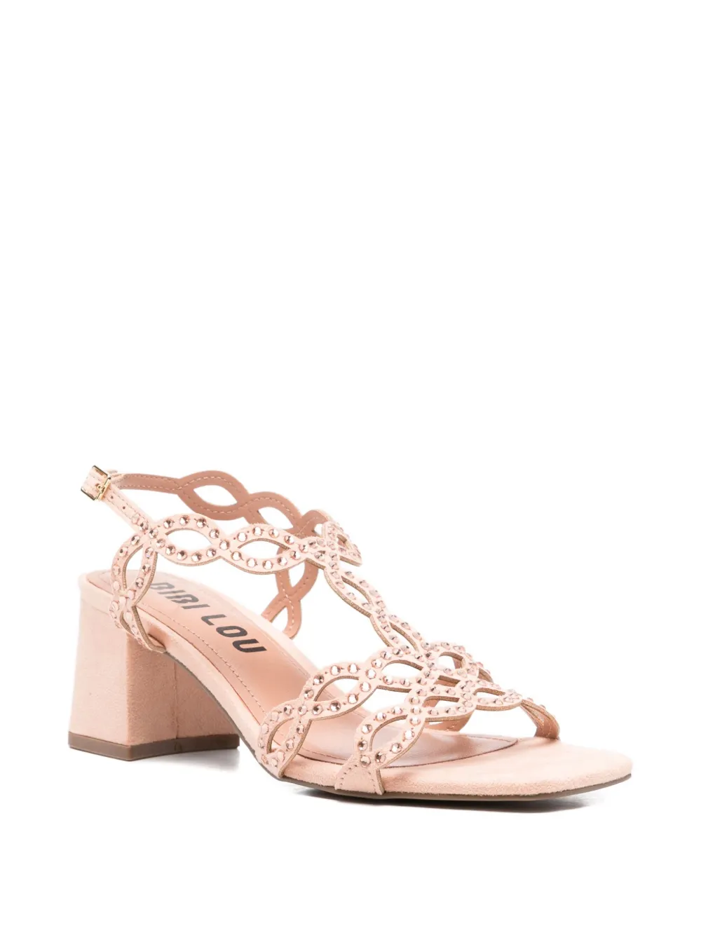 Pomme D´Or Bibi Lou sandalen verfraaid met kristallen Roze