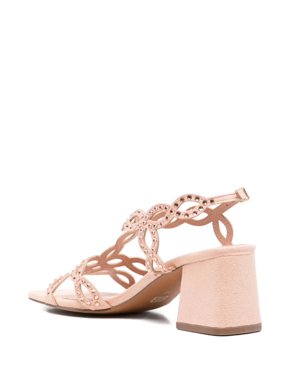 Pomme D´Or Bibi Lou sandalen verfraaid met kristallen Roze