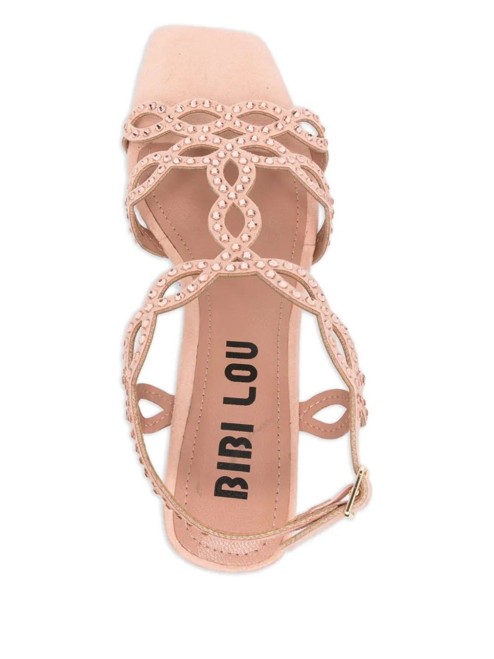 Pomme D´Or Bibi Lou sandalen verfraaid met kristallen Roze