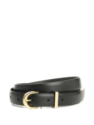 The Row バックル レザーベルト | ブラック | FARFETCH JP