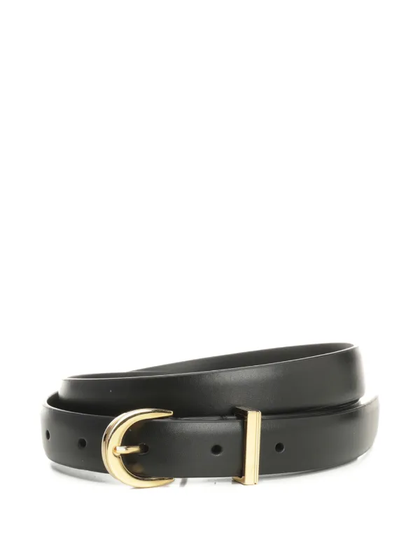 Khaite Luna Leather Belt, Black KHAITE Luna Belt | Black | FARFETCH main image 4
