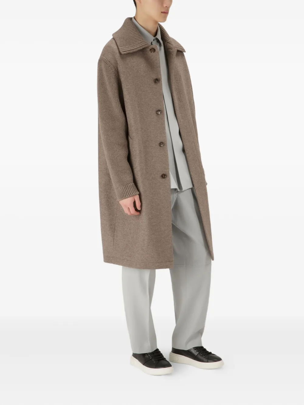 Bally Mattye leren sneakers met krokodillenprint Zwart