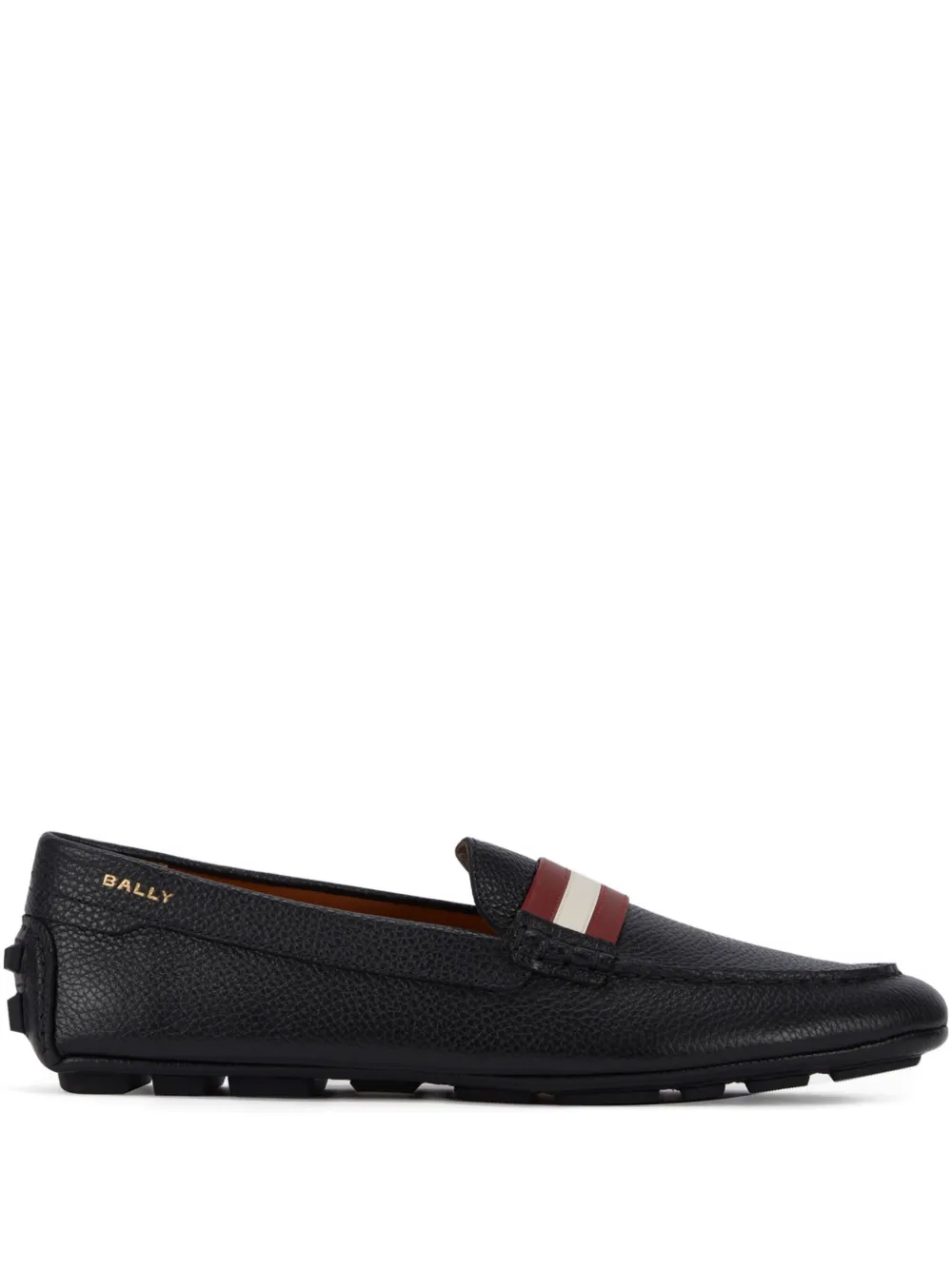 Bally mocasines con textura granulada | negro | Image 1
