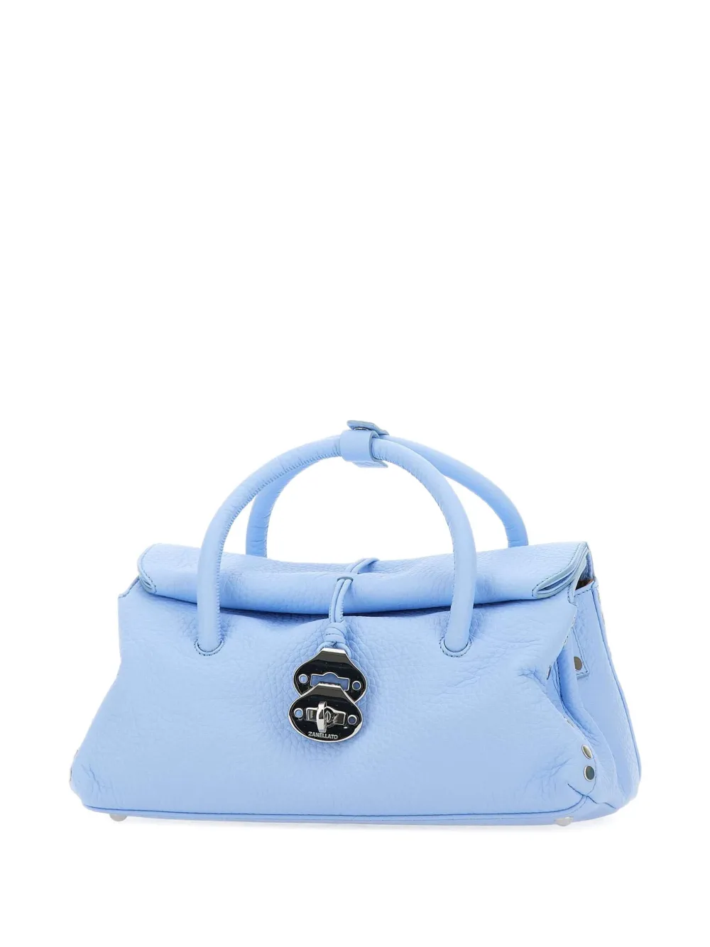 Zanellato Kleine Dotta shopper met dubbele handvatten en studs Blauw