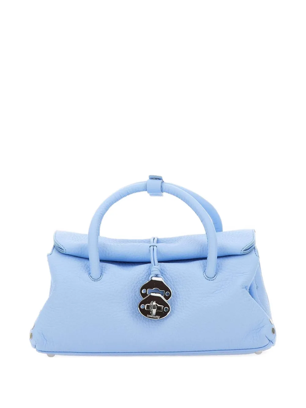 Zanellato Kleine Dotta shopper met dubbele handvatten en studs Blauw