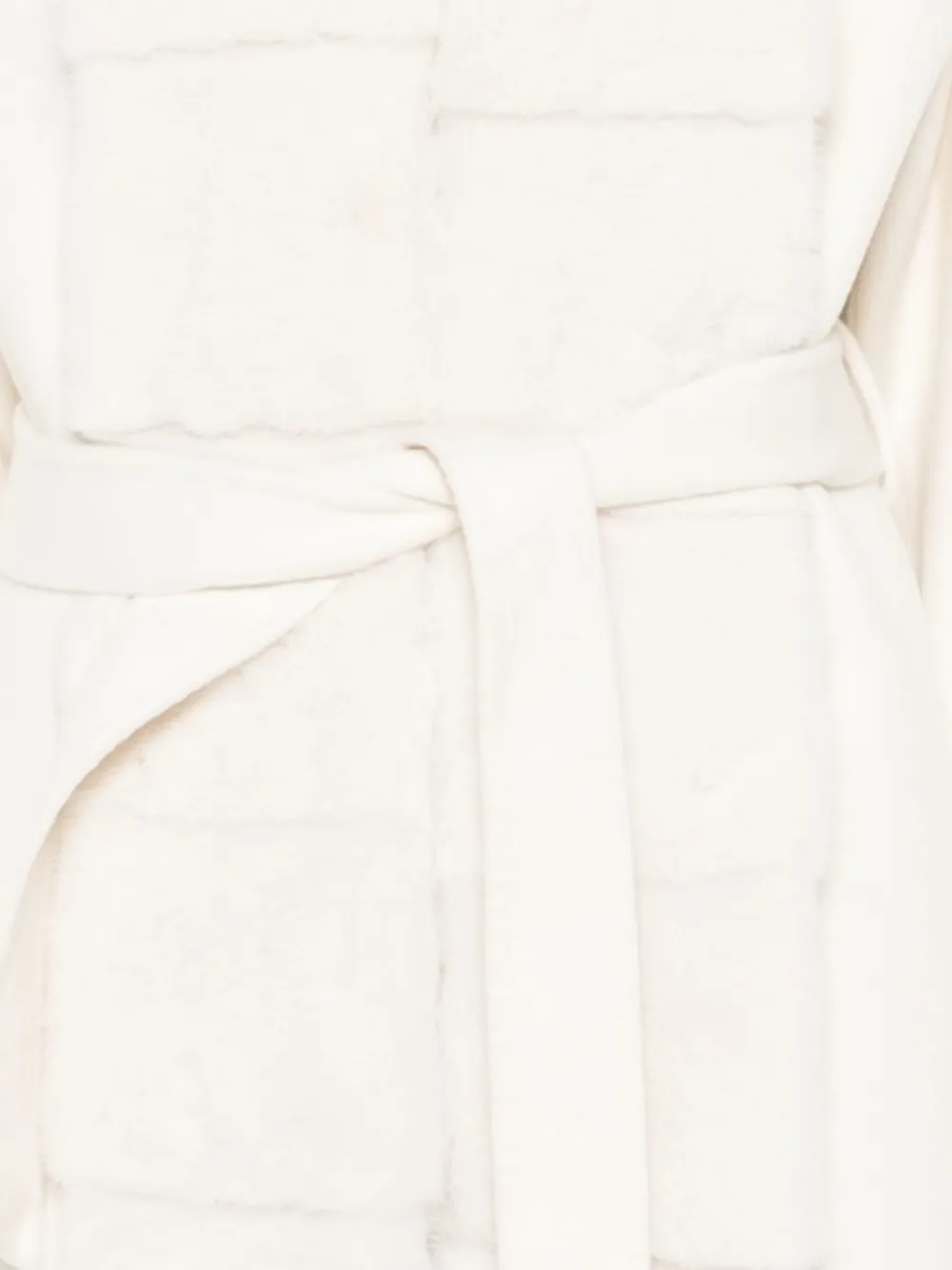 Liska Jas met ceintuur Wit