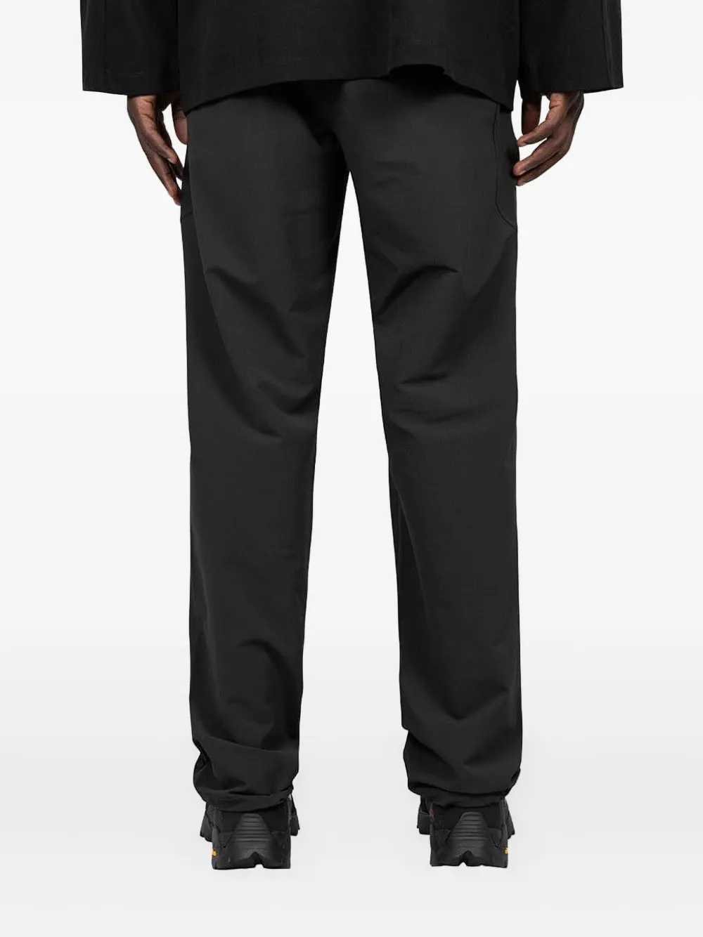 Oakley Nylon broek met logopatch Zwart