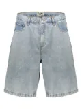 Perks And Mini contrast-stitching denim shorts - Blue