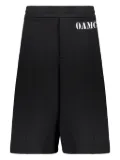 OAMC drawstring-waist logo shorts - Black