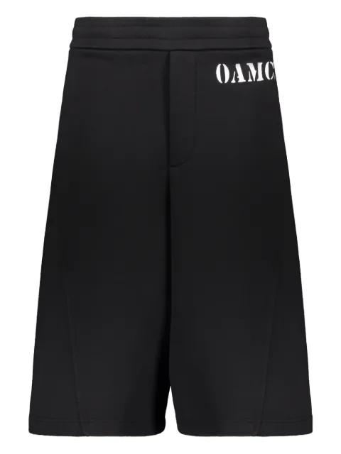 OAMC drawstring-waist logo shorts