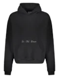 MR. SATURDAY lettering-print hoodie - Black