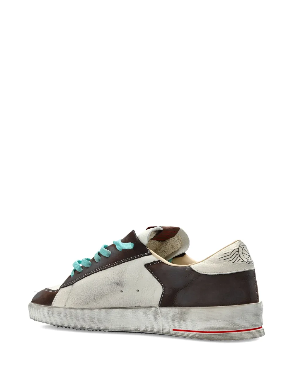 Golden Goose star-detail leather sneakers Neutrals