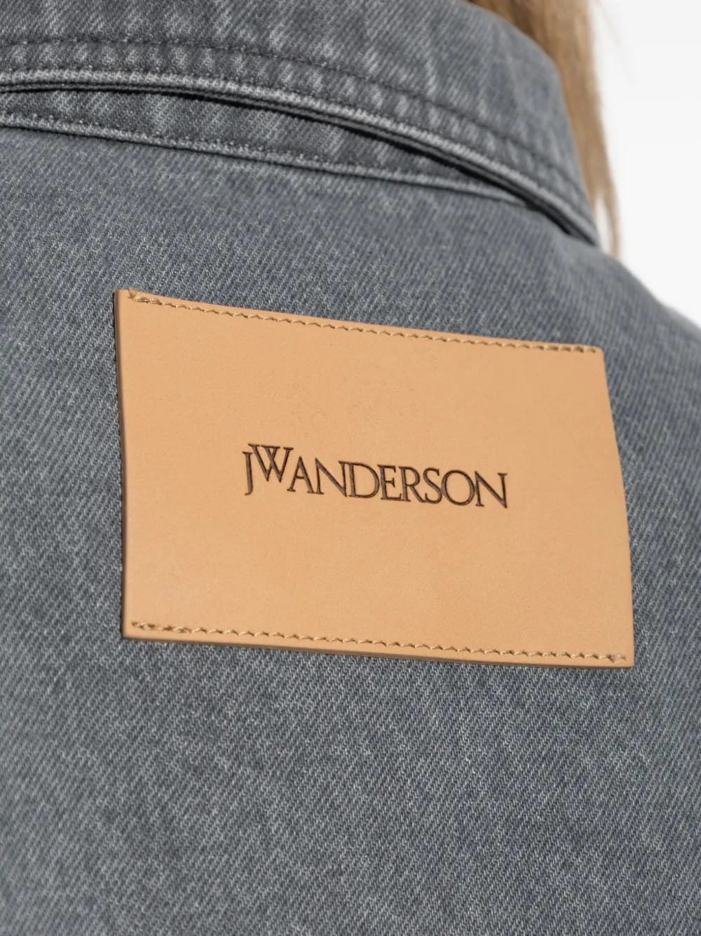 JW Anderson Blouse met knoopsluiting en opgestikte zak Grijs