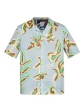 Paul Smith floral-print short-sleeve shirt - Blue