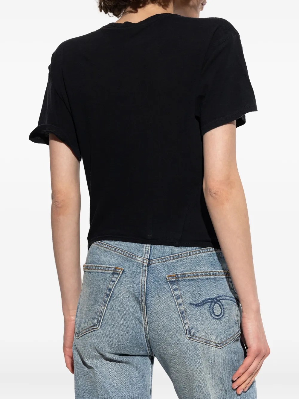 R13 T-shirt met korte mouwen Zwart