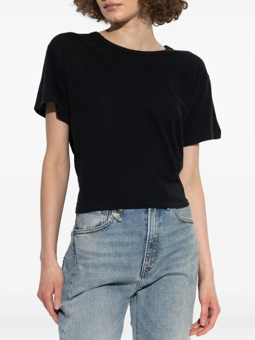 R13 T-shirt met korte mouwen Zwart