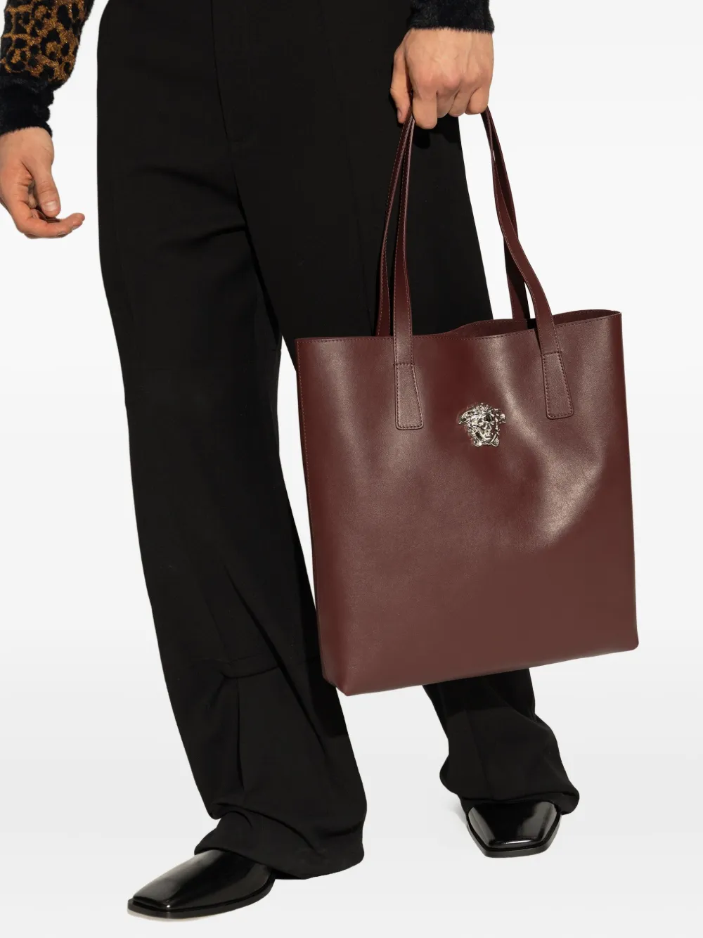 Versace La Medusa leather tote bag | Image 2