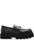 Alexander McQueen leather platform loafers - Black