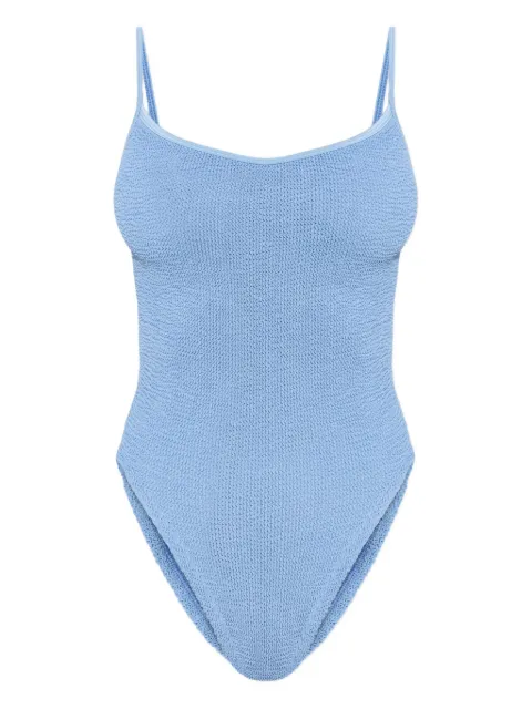 Hunza G Pamela crinkle-texture swimsuit