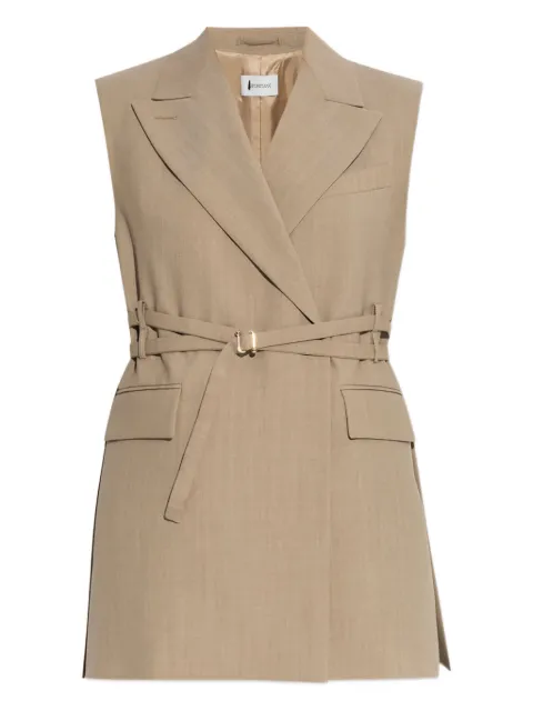 Sportmax belted wool waistcoat